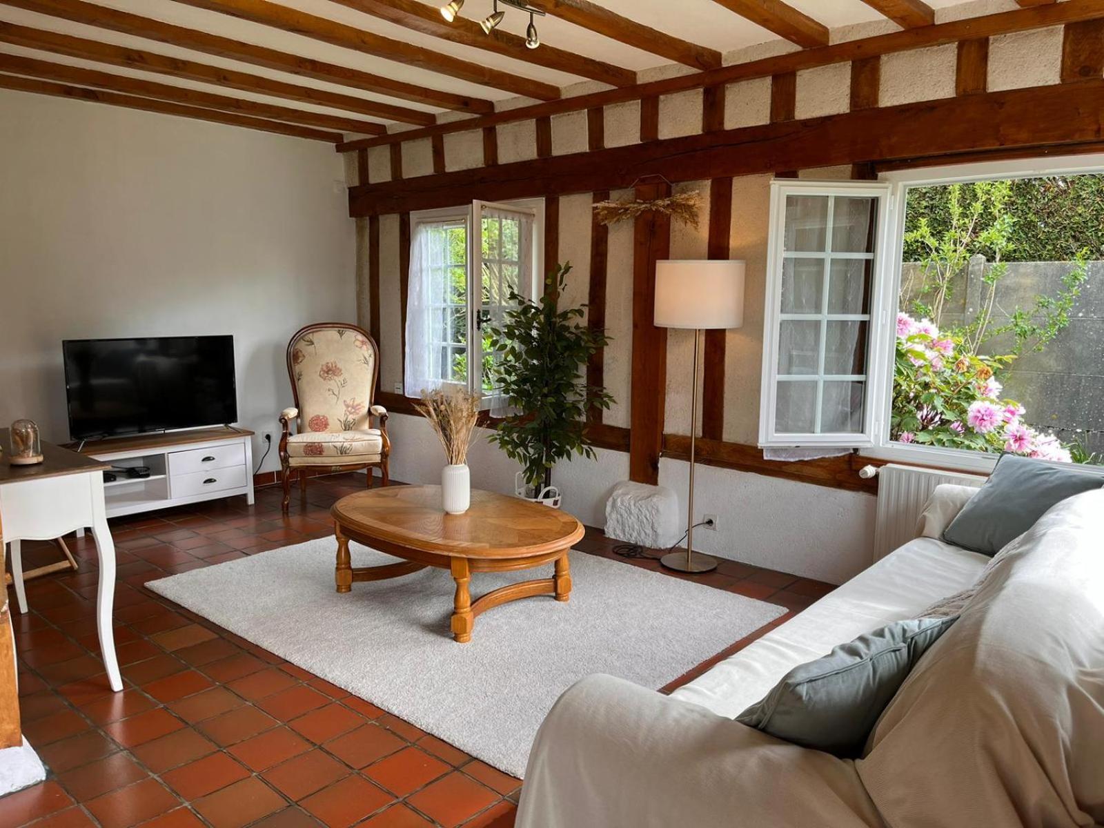 Maison 110 M² Cosy Au Calme Avec Jardin De 1000 M² Pont-Audemer Eksteriør bilde